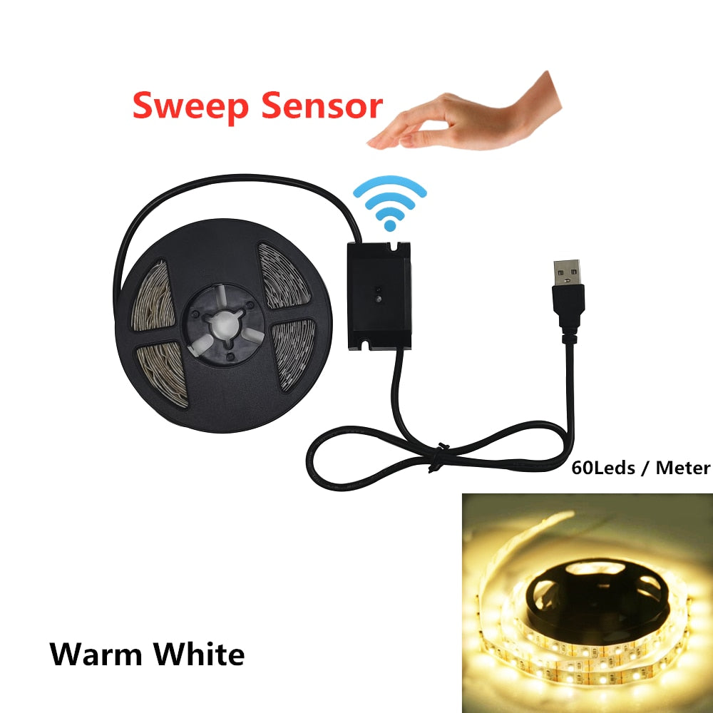 5V USB LED Flexible Tape Vanity Makeup Mirror Light