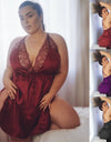 High Quality V-Neck Plus Size Sexy Lingerie Nightwear L-8XL