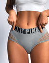 PINK Hollow Out Sport Panties