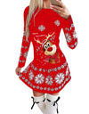 Long-sleeved Christmas Casual Sexy Dress