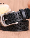 Genuine Leather Pin Buckle Strap