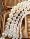 Elegant White Imitation Pearl Choker Necklace