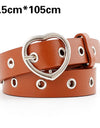 PU Leather Heart Belt