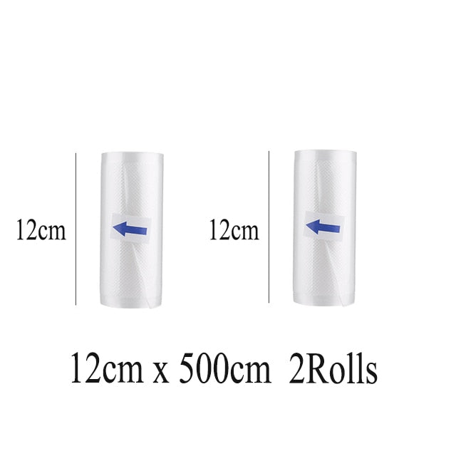 2 Rolls /Lot Kitchen Food Vacuum Bag Storage Bags for Vacuum Sealer