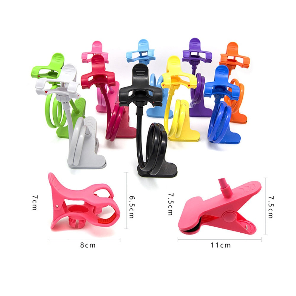 Universal Phone Holder Flexible 360 Clip Mobile Cell Phone Holder