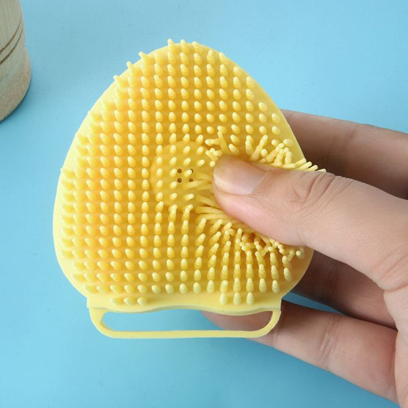 Soft Silicone Pet Bath Shampoo Massage Brush