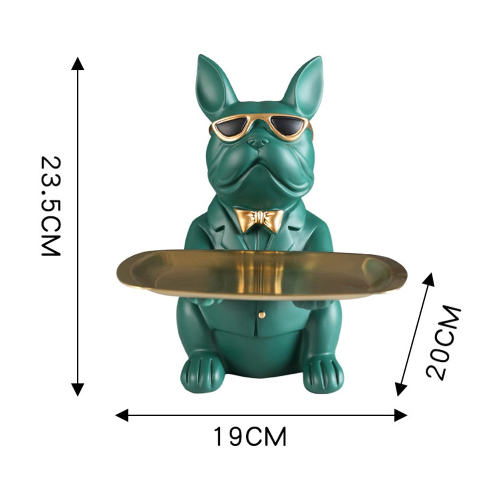 Nordic French Bulldog Sculpture Dog Statue
