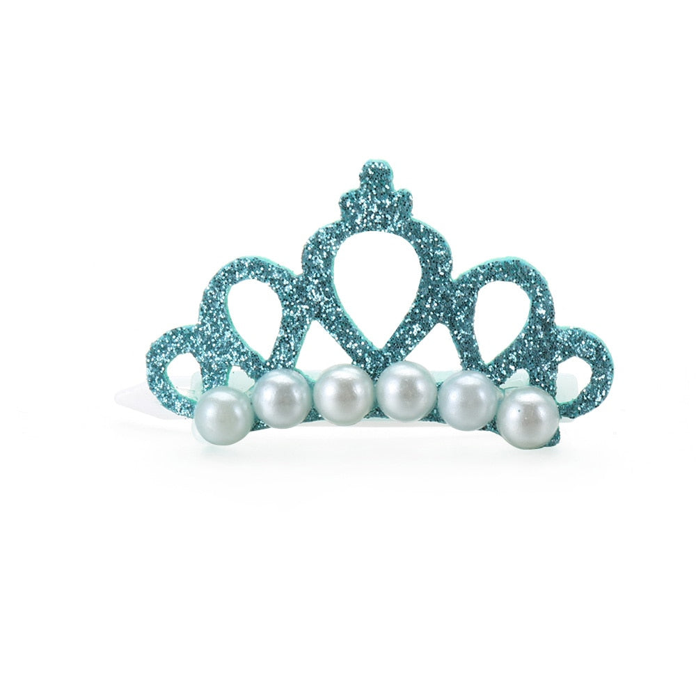 Faux Pearl Crown Headdress