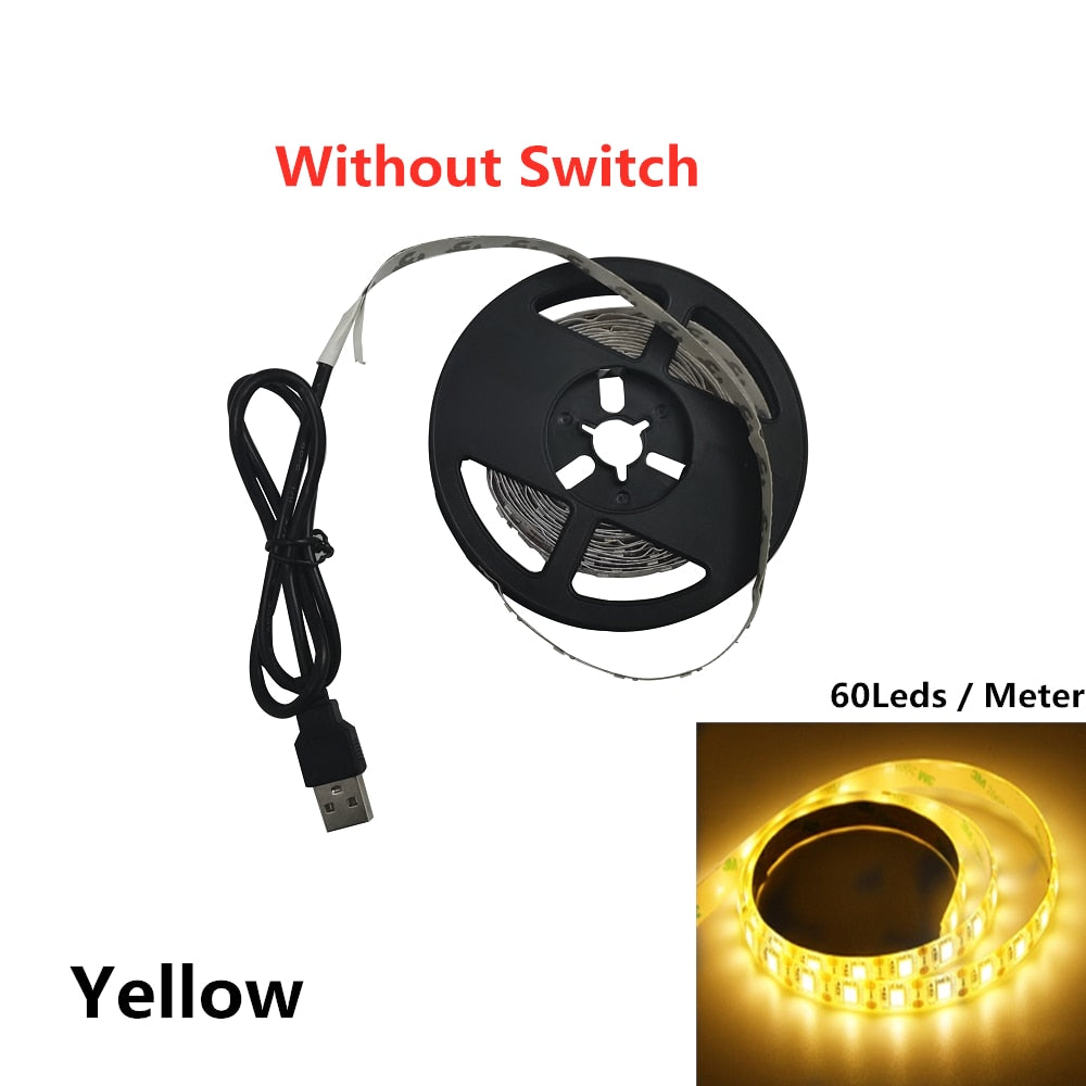 5V USB LED Flexible Tape Vanity Makeup Mirror Light