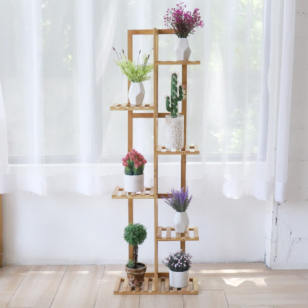 Bamboo 5 / 6  Tier  Plant Stand