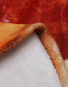Soft warm flannel tortilla pizza blanket