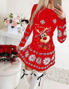 Long-sleeved Christmas Casual Sexy Dress