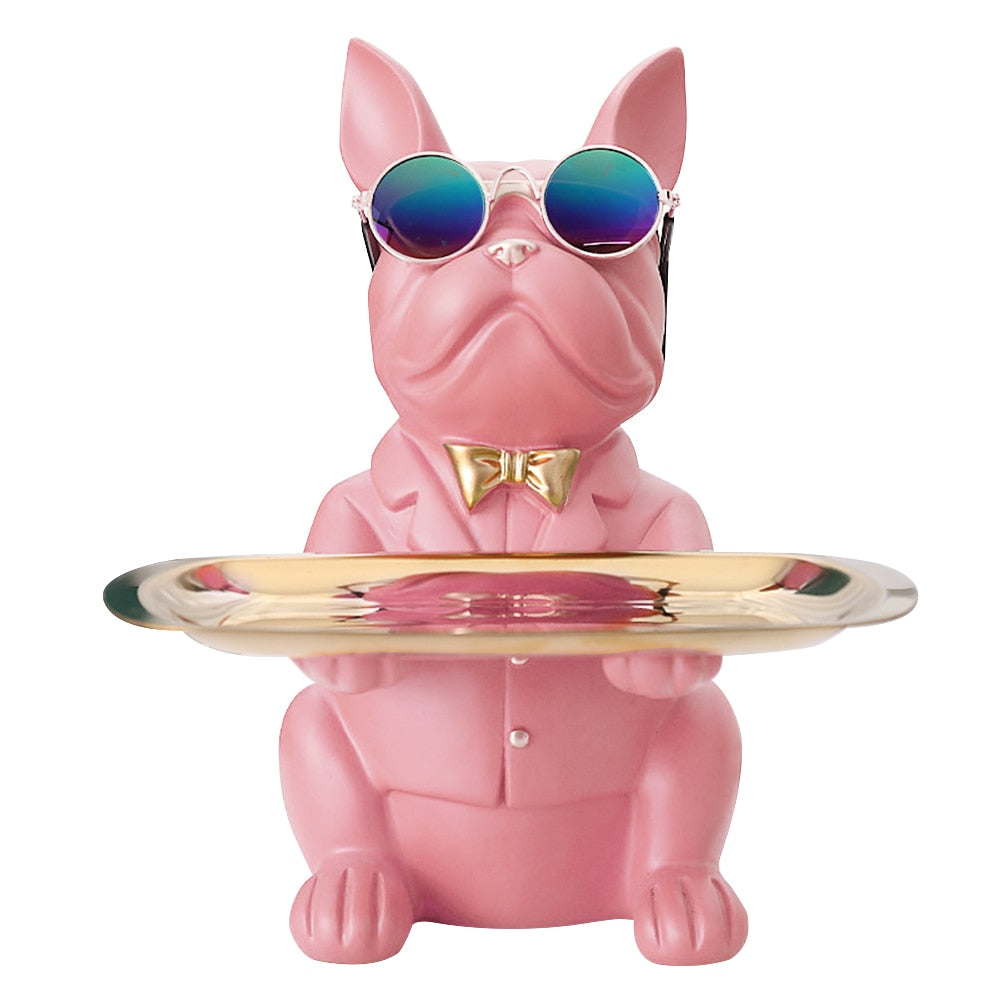 Nordic French Bulldog Sculpture Dog Statue