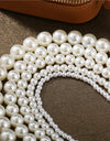 Elegant White Imitation Pearl Choker Necklace