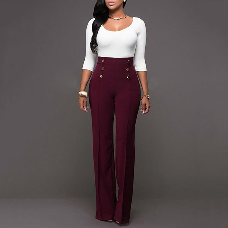 High Waist Casual Harem Long Pants