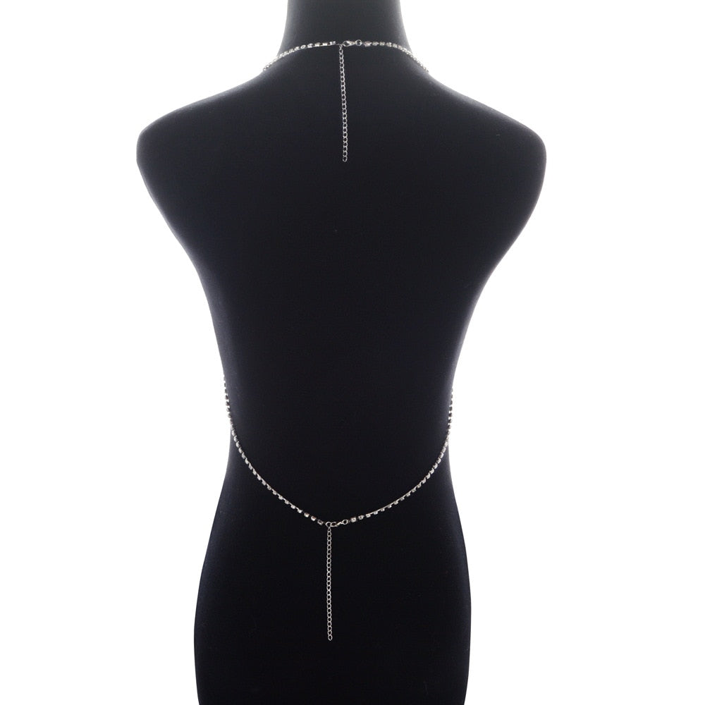 Shiny Crystal Halter Bikini Beach Women Charm