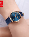Casual Leather Quartz Women's Wristwatches