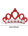 Faux Pearl Crown Headdress