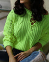 Stylish Oversized Knitted Off-Shoulder Pullover Sweater