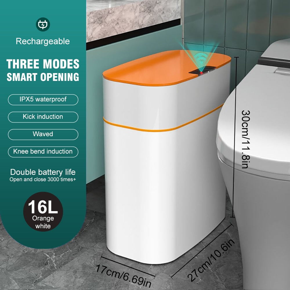 Intelligent Trash Can With Automatic Sensor