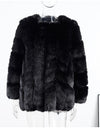 Elegant Windproof Thick Faux Fox Fur Long Coat