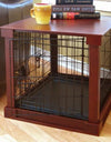 Mahogany Houses, Kennels Pet Dog Crate End Table with Cover