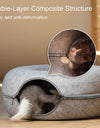Donut Bed with Zipper Cat House