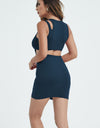Asymmetric Sleeveless Hollow out Dress