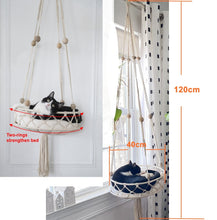 Load image into Gallery viewer, Big 40x120cm Cat Hammock Window Macramé Pet Bed
