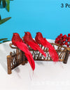 25cm Handmade Simulation Parrot Lawn Figurine