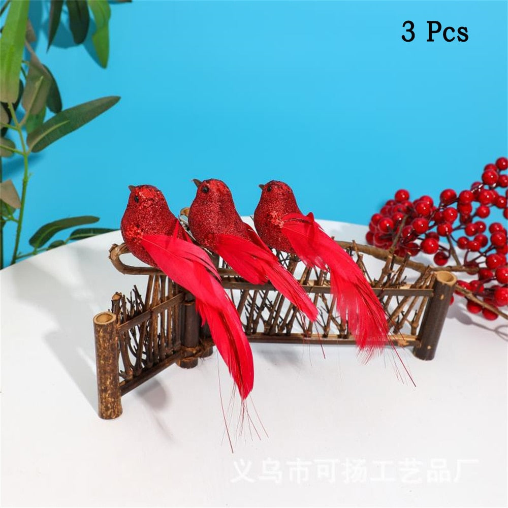 25cm Handmade Simulation Parrot Lawn Figurine