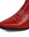 Heart Pointed Toe Embroidery Cowgirl Western Boots