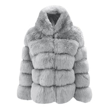 Load image into Gallery viewer, High Quality Warm Thick Hooded Fur Winter Coat
