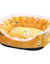 Soft Elastic Semi-enclosed Detachable Dog/Cat Bed