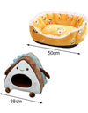Soft Elastic Semi-enclosed Detachable Dog/Cat Bed