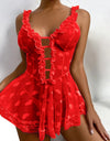 2023 Hollow Sexy Transparent Nightwear Set