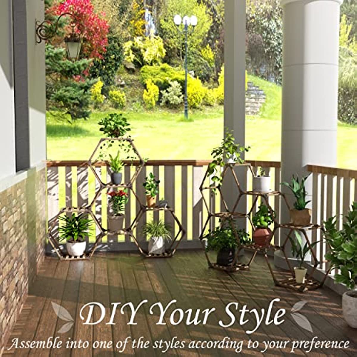 Hexagonal Plant Stand