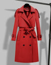 Brand New Long Double Breasted Women's Trench Coat