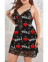 Satin Plus Size Sling Nightdress