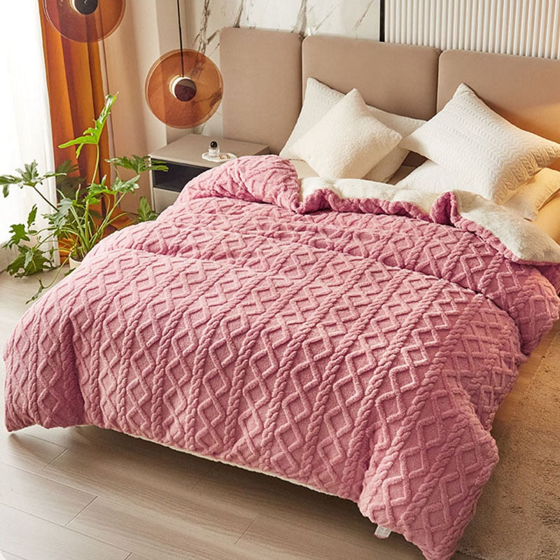Double-sided Fleece Warmth Comforter