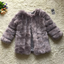 Load image into Gallery viewer, Faux Fur Winter  Elegant Thick Overcoat
