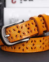 Genuine Leather Pin Buckle Strap
