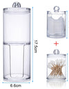 Acrylic Makeup Organizer/Cotton Pad Organizer/Bathroom Storage Box