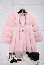 Load image into Gallery viewer, Faux Fur Winter  Elegant Thick Overcoat
