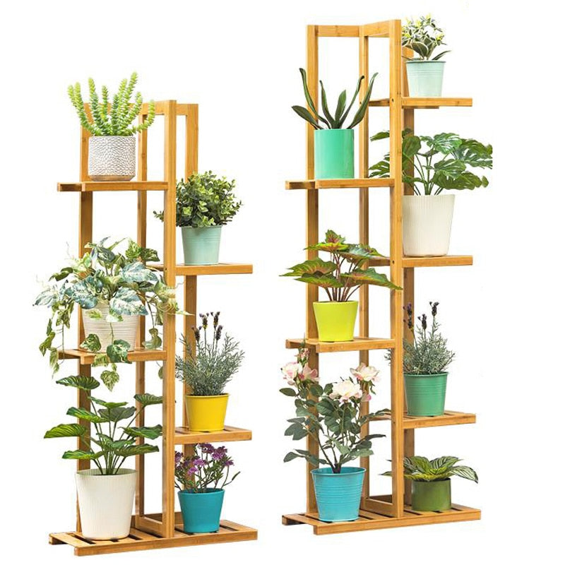 Bamboo 5 / 6  Tier  Plant Stand