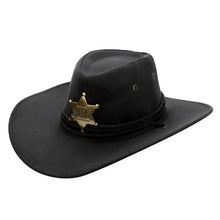 Load image into Gallery viewer, Western cowboy Sheriff hat
