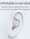 F9 TWS Bluetooth 5.0 Wireless Earphone Pink 2200mAh Charging Box