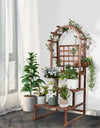 Indoor/Outdoor 3 Tier Wood Plant Stand