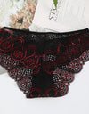 Low-Waist Female Embroidery Underwear