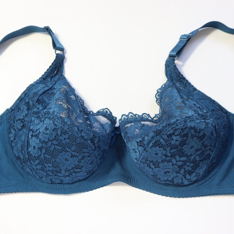 Plus size Sexy Lace thong And Bra set